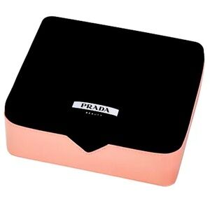 Prada Beauty Paradox Pouch Makeup Box Bag Black Pink New Authentic